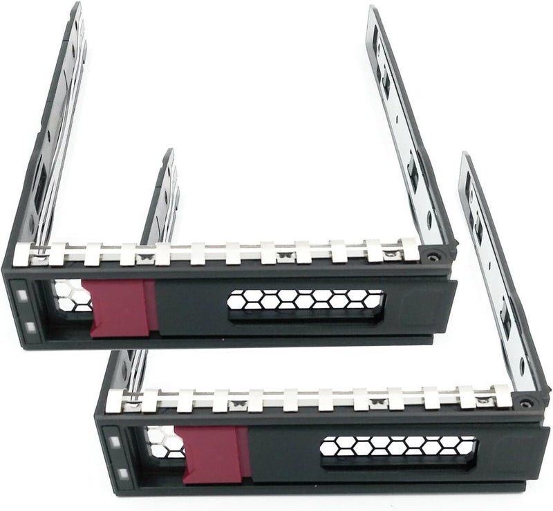 BOWONG 2-Pack 3.5" LFF SAS SATA Drive Tray Caddy | for HP Apollo 4200 Gen9/4510 Gen9/ML110 Gen10 & Apollo ML350 Gen10 (Storage Cape, Non-ProLiant) | PN: 774026-001 - Image 1